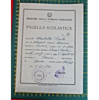 PAGELLA SCOLASTICA - ALASSIO - 1960/61