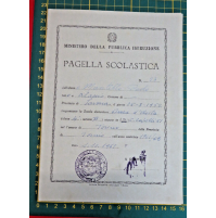 PAGELLA SCOLASTICA - ALASSIO - 1961/62