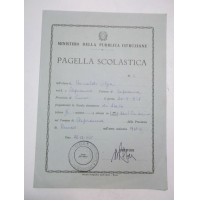 PAGELLA SCUOLA ELEMENTARE DI CAPRAUNA CUNEO 1960-61 10BIS-73