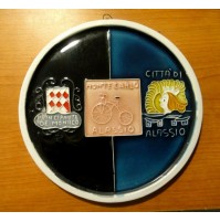 PIASTRA IN CERAMICA - CORSA CICLISTICA MONTECARLO - ALASSIO / MONACO CICLISMO