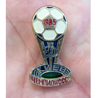 PIN BADGE SPILLA CALCIO - DINAMO KIEV CAMPIONE 1985 Futbol'nyj Klub Dynamo Kyïv
