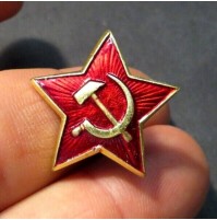 PIN SPILLA IN METALLO UNIONE SOVIETICA CCCP - FALCE E MARTELLO COMUNISMO 