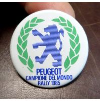PIN SPILLA - PEUGEOT CAMPIONE DEL MONDO RALLY 1985 -