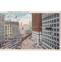 POSTCARD BROADWAY AND 33rd STREET NEW YORK 1921 11-39