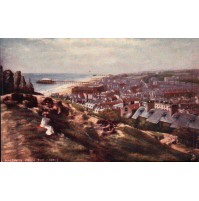 POSTCARD HASTINGS FROM THE CASTLE  C4-K49