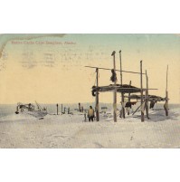 POSTCARD NATIVE CAPE DOUGLASS ALASKA ( NOME ) 1917  11-29