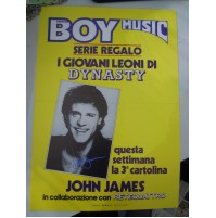 POSTER MANIFESTO - ANNI '80 BOY MUSIC JOHN JAMES DI DYNASTY -  (MAN)