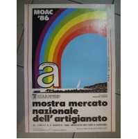 POSTER MANIFESTO - MOSTRA MERCATO DELL'ARTIGIANATO - MOAC 86 - SANREMO  (MAN)