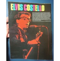 POSTER di ELVIS COSTELLO INSERTO RIVISTA ROCKSTAR N°6 1981