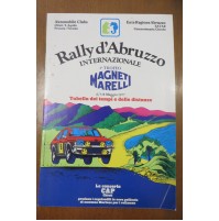 RALLY D'ABRUZZO INTERNAZIONALE - 1977 - TABELLA TEMPI E DISTANZE -