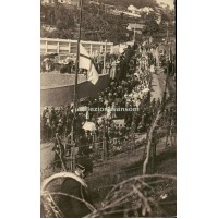 RARA FOTOGRAFIA DI SESTRI PONENTE GENOVA - CIMITERO DI BORZOLI - 1920ca