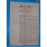 RARO DOCUMENTO DEL 1882 - FIRMA VESCOVO DI ALBENGA FILIPPO ALLEGRO - 