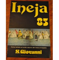RARO MANIFESTO POSTER - INEJA 85 - IMPERIA ONEGLIA 1985  (MAN)