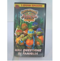RARO VHS - TARTARUGHE NINJA - UNA QUESTIONE DI FAMIGLIA 3 EP. FOX KIDS (VHS-1)
