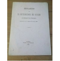 REGOLAMENTO PER DISTRIBUZIONE DEI SUSSIDI TERREMOTO 1887 PORTO MAURIZIO L-6