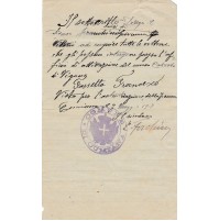 RICEVUTA COMUNE DI CUMIANA TORINO 1918  19-103