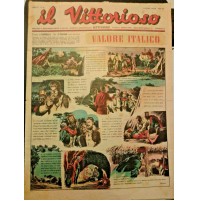 RIVISTA A FUMETTI IL VITTORIOSO - 1942 N.40 VALORE ITALICO IK-5-28