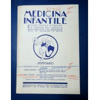 RIVISTA DEL 1930 - MEDICINA INFANTILE - 