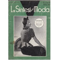 RIVISTA D'EPOCA LA SINTESI DELLA MODA ESTATE 1936 BUONO SINGER  I-9-25
