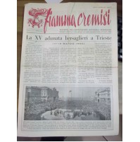 RIVISTA - FIAMMA CREMISI - 1956 BERSAGLIERI XV ADUNATA DI TRIESTE  10BIS-70