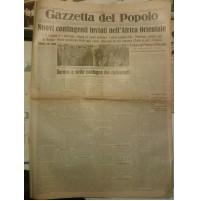 RIVISTA GAZZETTA DEL POPOLO FEB. 1935 S.E. GRAZIANI - PELORITANA MESSINA IK-5-3