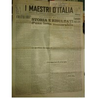 RIVISTA I MAESTRI D'ITALIA GEN 1956 SCUOLA ELEMENTARE MOTTINO  IK-5-21