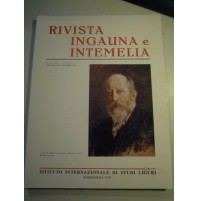 RIVISTA INGAUNA E INTEMELIA GENNAIO 1994 - DICEMBRE 1995 BORDIGHERA IM (S-L10)