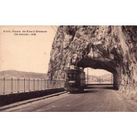 ROUTE DE NICE A MONACO - Un tunnel - RM - CARTE POSTALE - C4-2562