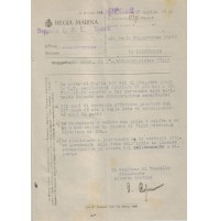 Regia Marina Spezia 1920 Lettera Timbri Laigueglia Nocchiere Boglio Profumo