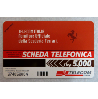 SCHEDA TELEFONICA LIRE 5000 - TELECOM ITALIA E FERRARI - NUOVA -