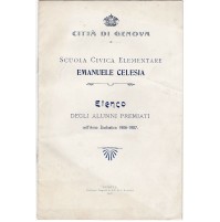 SCUOLA CIVICA ELEMENTARE EMANUELE CELESIA ELENCO ALUNNI PREMIATI 1906 10BIS-56