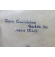 SET GUARNIZIONI - GASKET SET - JOINTS SERIE - GILERA 150 TYPE 5 - ANNI 50/60