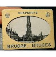 SNAPSHOTS BRUGGE BRUGES - BELGIO - SET FOTOGRAFIE 1960ca