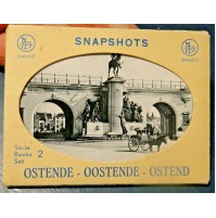 SNAPSHOTS OSTENDE OOSTENDE OSTEND OSTENDA / BELGIO - SET FOTOGRAFIE 1960ca