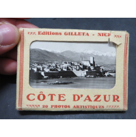 SOUVENIR DI COTE D'AZUR 20 PHOTOS ARTISTIQUES EDITIONS GILLETA NICE - 1930ca