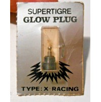 SUPERTIGRE GLOW PLUG / TYPE : X RACING - CANDELETTA VOLT : 1,5 Code : 2060465