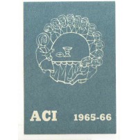 TESSERA ACI 1965-66 UNIONE DONNE DI A.C.I. DIRIGENTE DIOCESANA 13-37