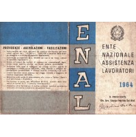 TESSERA ENAL - ENTE NAZIONALE ASSISTENZA LAVORATORI 1964 - SAVONA C11-665