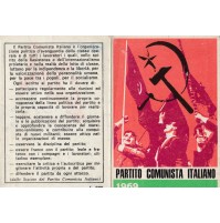 TESSERA PCI 1969 COMPLETA DI BOLLINI FEDERAZIONE DI SAVONA 1-229