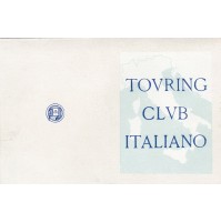 TESSERA TOURING CLUB ITALIANO 1957 GENOVA SOCIO ANNUALE 13-176