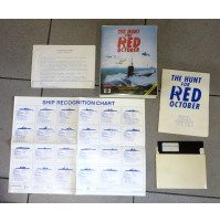 THE HUNT FOR RED OCTOBER - COMMODORE 64 - ITAL VIDEO -  GIOCO VINTAGE