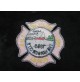 TOPPA PATCH MILITARE - FIRE MELBOURNE E.M.S. FLORIDA - 1969 THE HARBOR CITY -