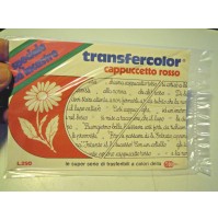 TRANSFERCOLOR ( TRASFERELLI ) CAPPUCCETTO ROSSO - L.250 CARTORAMA - 1980ca NUOVO