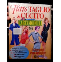 TUTTO TAGLIO E CUCITO - 4 CARTAMODELLI - HOBBY & WORK - N°16