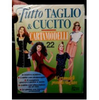 TUTTO TAGLIO E CUCITO - 4 CARTAMODELLI - HOBBY & WORK - N°22
