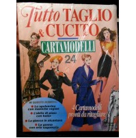 TUTTO TAGLIO E CUCITO - 4 CARTAMODELLI - HOBBY & WORK - N°24