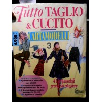 TUTTO TAGLIO E CUCITO - 4 CARTAMODELLI - HOBBY & WORK - N°3