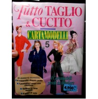 TUTTO TAGLIO E CUCITO - 4 CARTAMODELLI - HOBBY & WORK - N°5