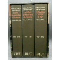 UTET - 3 VOLUMI SULLA STORIA DELL'ITALIA CONTEMORANEA 1914-1992 - OTTIMO STATO