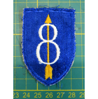 United States Army 8th Infantry Division Patch / TOPPA RICAMATA